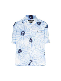 Chemise Jean imprimée - Blue Flowers