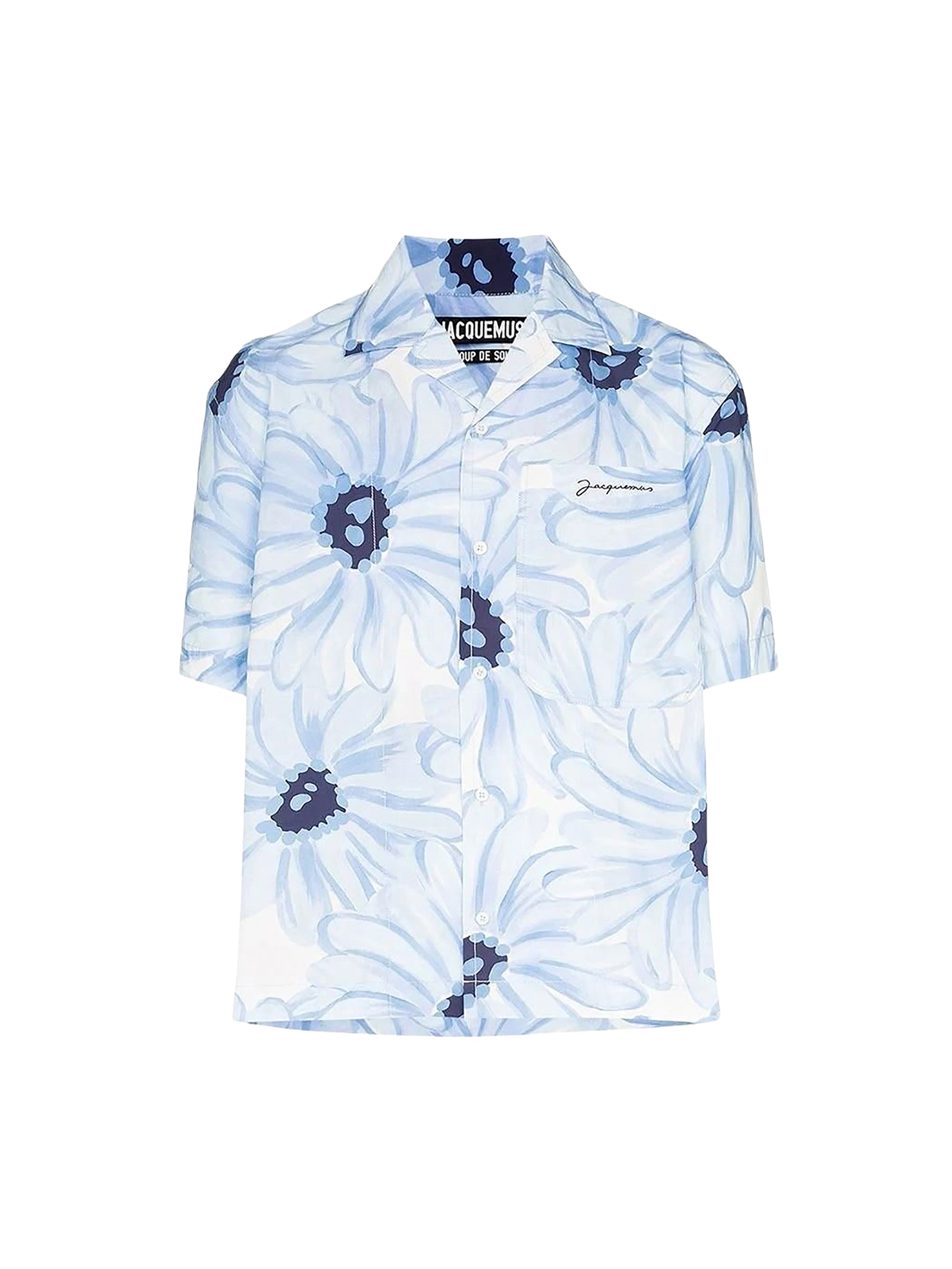 Chemise Jean imprimée - Blue Flowers