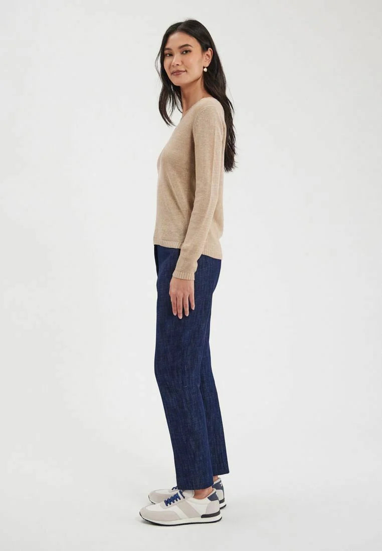 3qty RELIQUAT 80€ 80%  / Pantalon droit Audrey - Blue