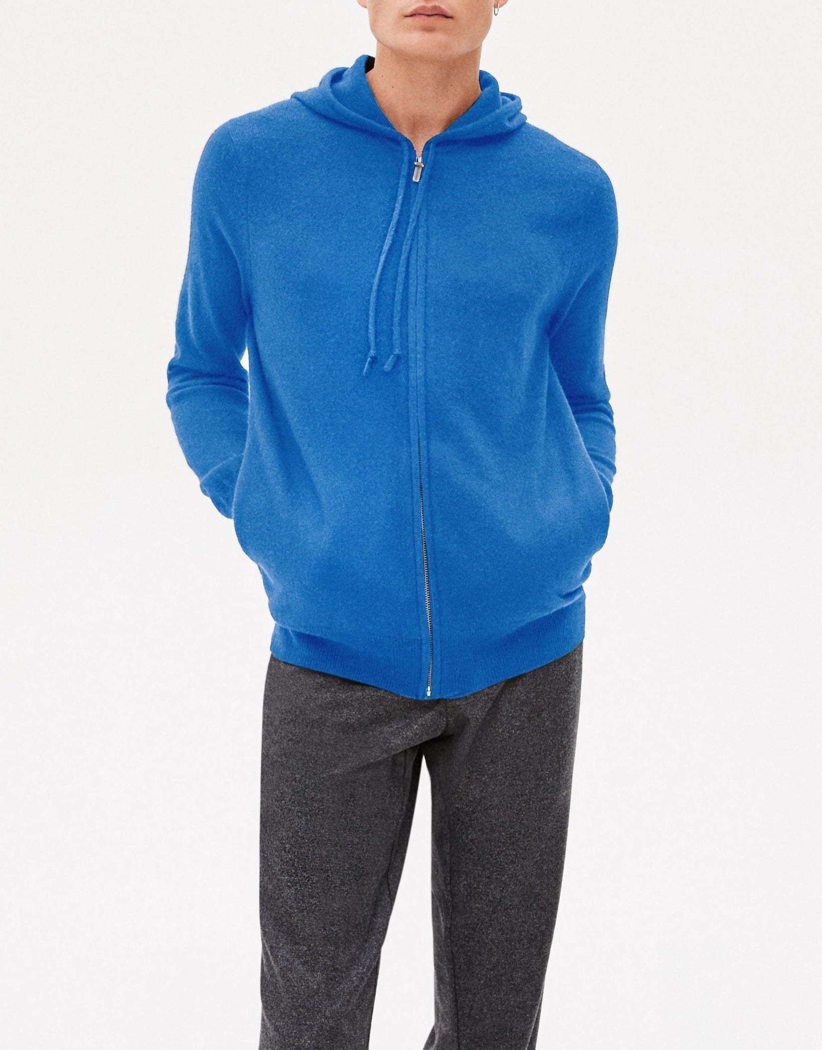 Cashmere hoodie - Béton