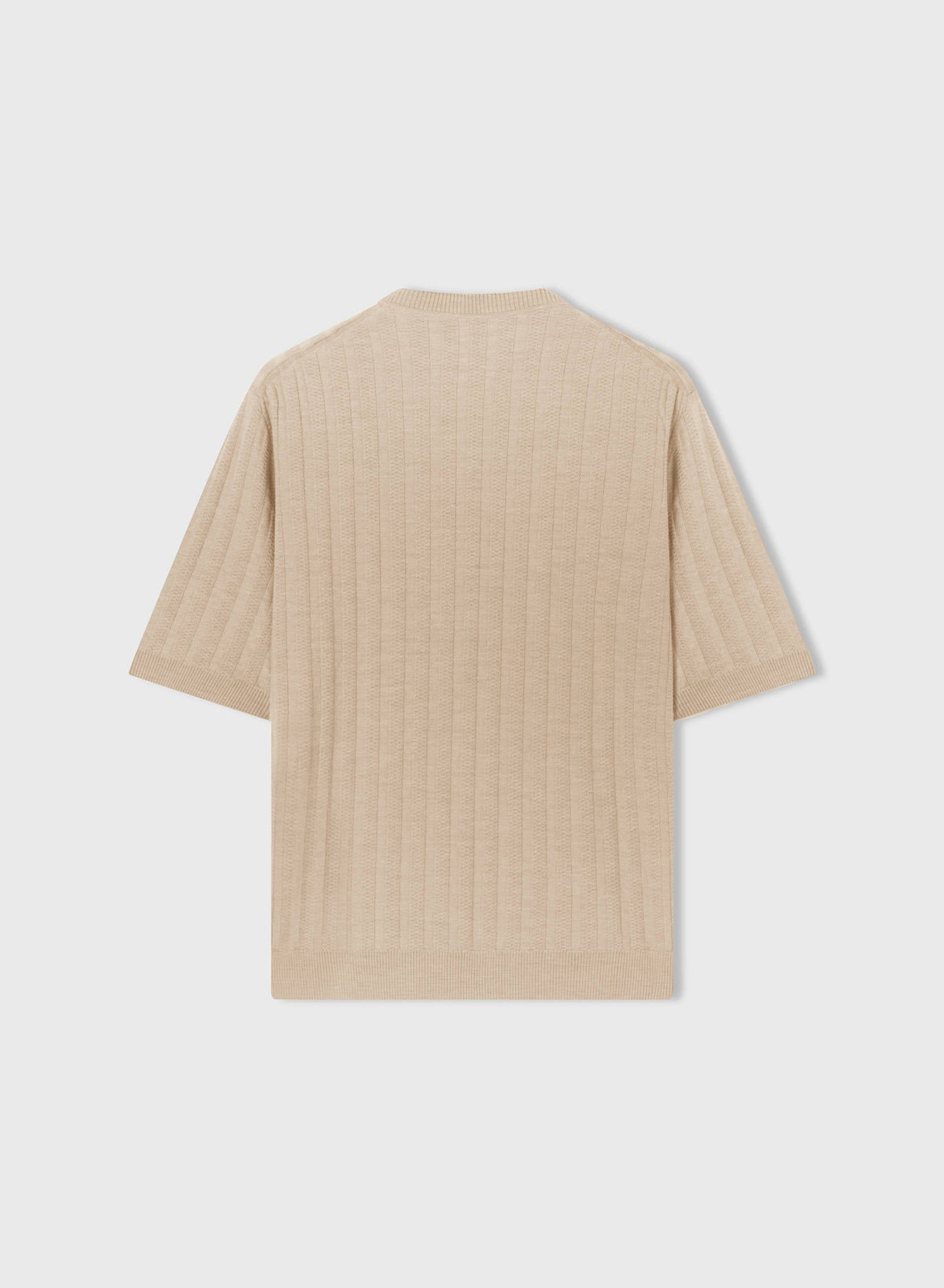 NATURAL MINI CABLE TSHIRT