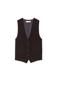 Veston sans manches court Benson - Noir