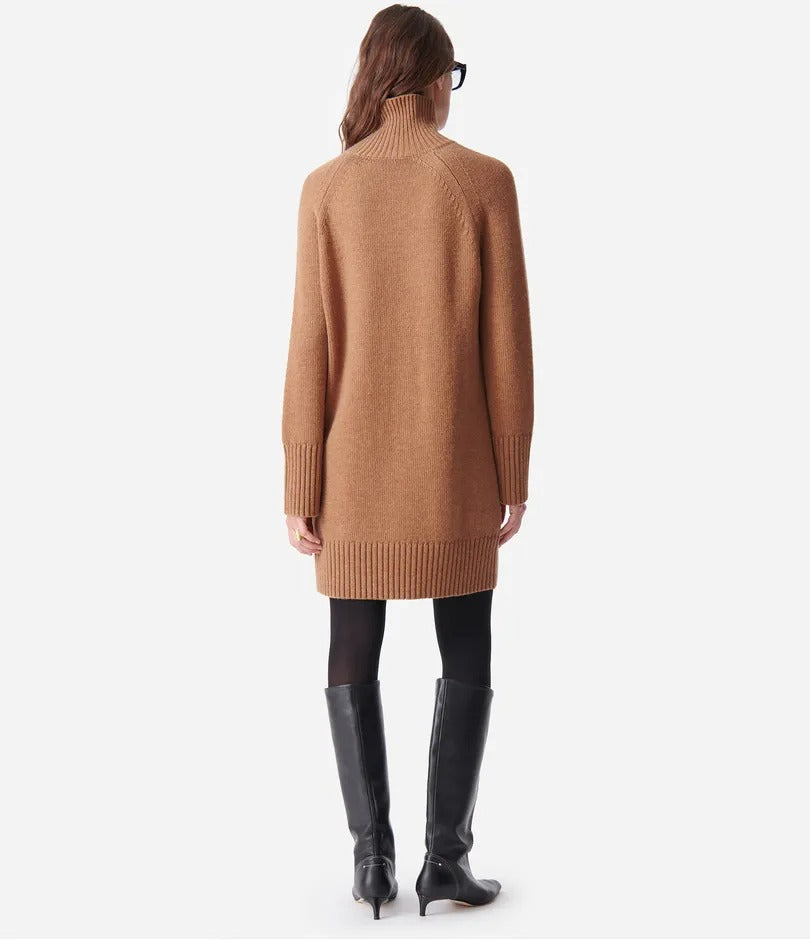 Robe Doralisa en laine - Camel