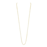 1qty DJV / QTY DISPO : 2-QTY VENDUES : 1-ST : 50% PRIX DJV : 950€ // Vermeil Sautoir en vermeil serti de Burmalite™ blanche 4mm taille brillant /// RECO : 805€