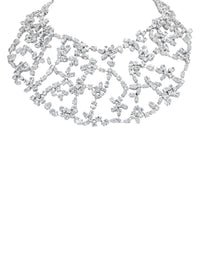 1qty DJV / QTY DISPO : 2-QTY VENDUES : 0-ST : 0% PRIX DJV : 2390€ // Argent Rhodié Collier en argent rhodié serti de Burmalite blanche taille poire /// RECO : 2070€