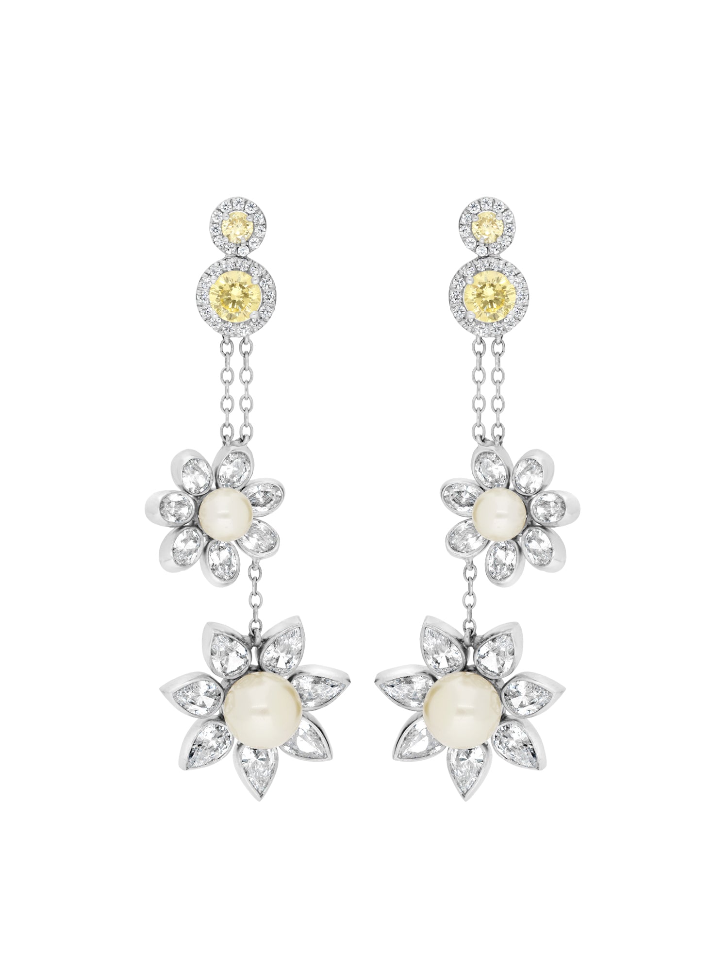 2qty DJV / QTY DISPO : 3-QTY VENDUES : 1-ST : 33% PRIX DJV : 395€ // Argent Rhodié Boucles d'oreille en argent rhodié serties de Burmalite™ taille poire /// RECO : 455€