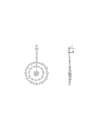 1qty DJV / QTY DISPO : 2-QTY VENDUES : 1-ST : 50% PRIX DJV : 450€ // Argent Rhodié Boucles d'oreilles sur argent rhodié serties de burmalite™ taille brillant /// RECO : 463€