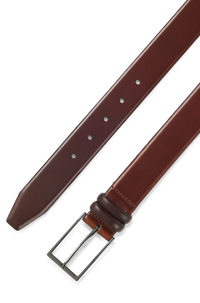 Carmello leather belt - Medium Brown