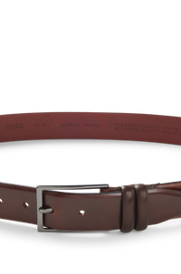 Carmello leather belt - Medium Brown