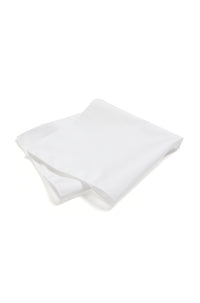 WHITE // POCKET SQUARES POCKET SQUARE 33X33