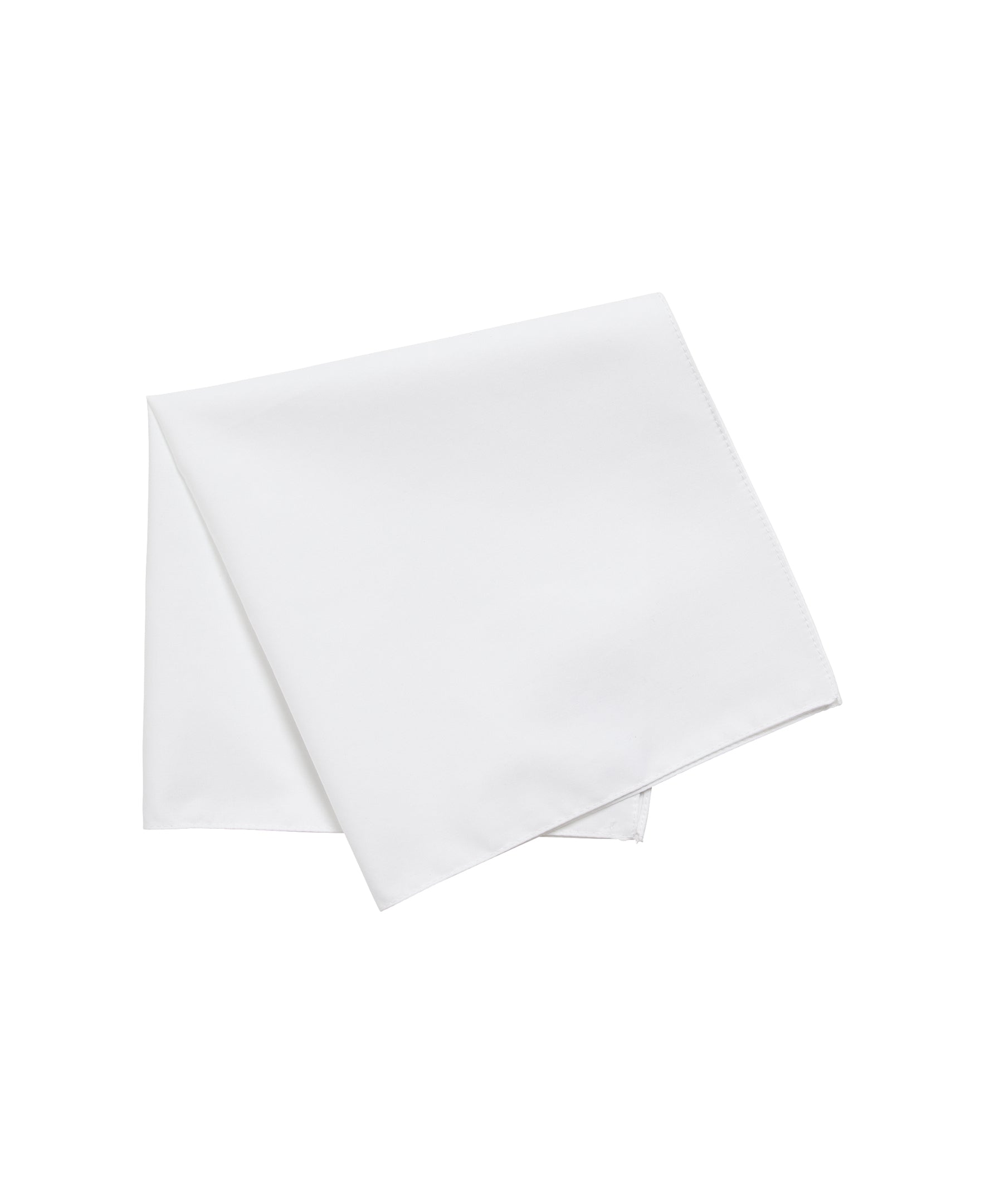 WHITE // POCKET SQUARES POCKET SQUARE 33X33