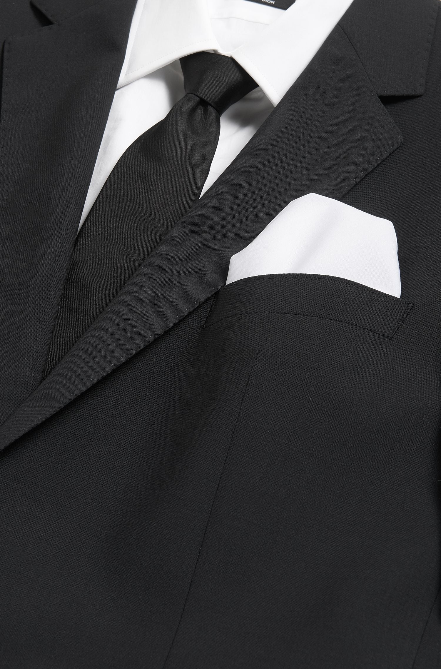 WHITE // POCKET SQUARES POCKET SQUARE 33X33