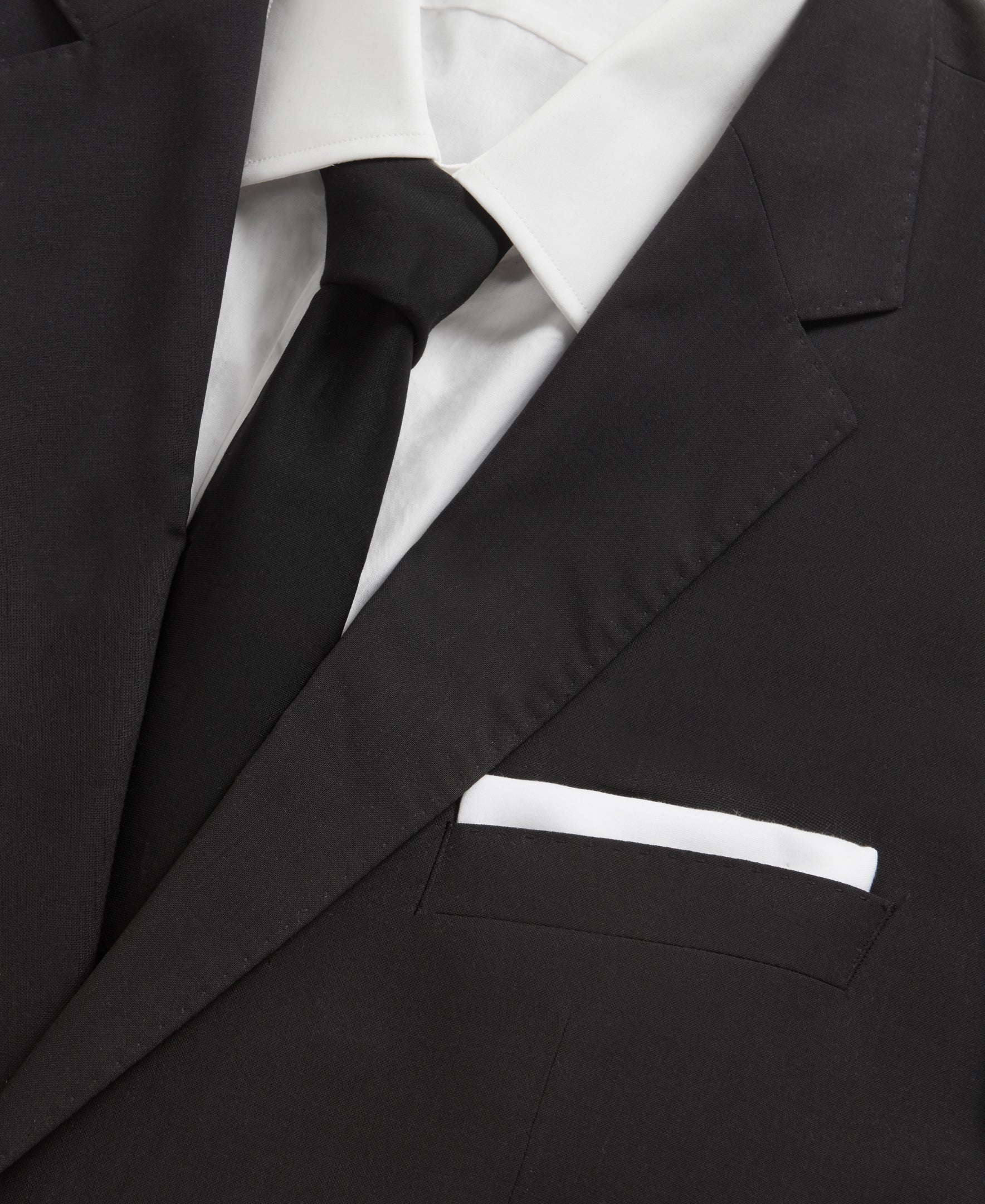 WHITE // POCKET SQUARES POCKET SQUARE 33X33