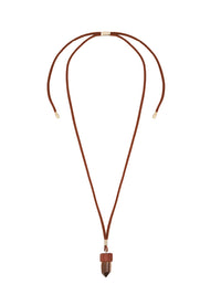 BASEPLUS_Brown NECKLACE - Brown