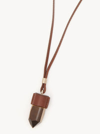 BASEPLUS_Brown NECKLACE - Brown