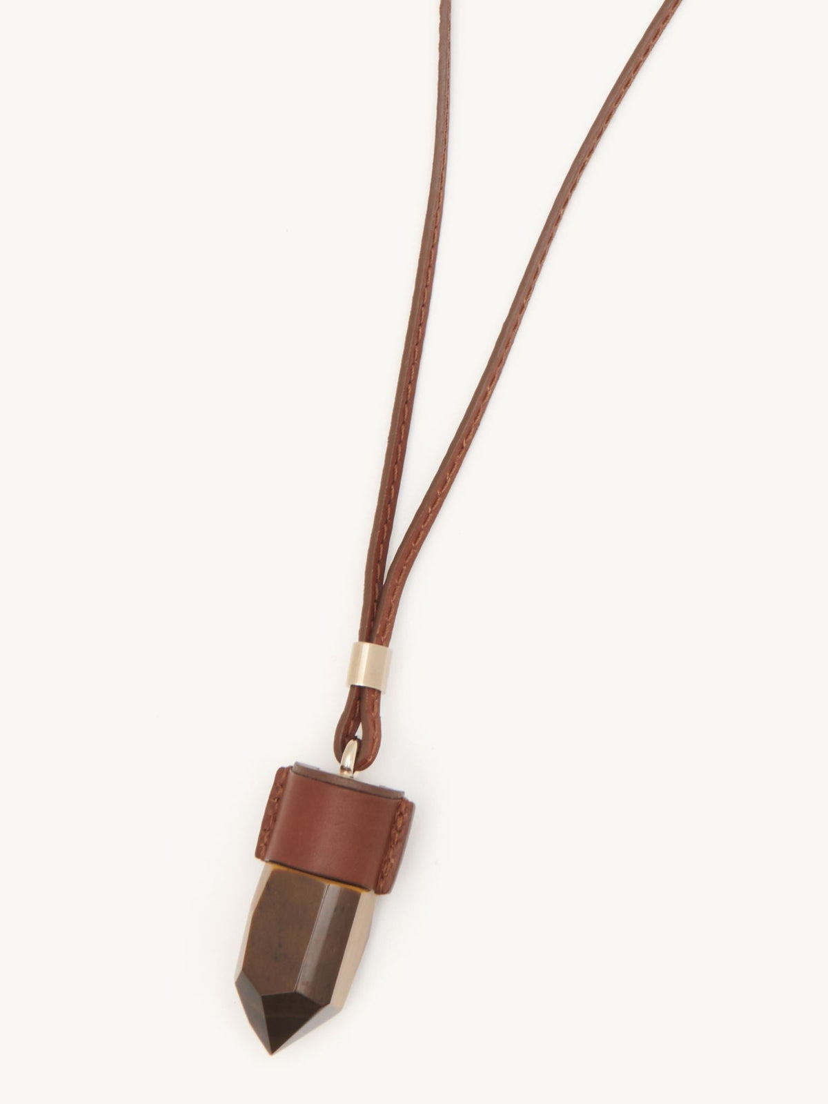 BASEPLUS_Brown NECKLACE - Brown