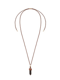 BASEPLUS_Brown NECKLACE - Brown