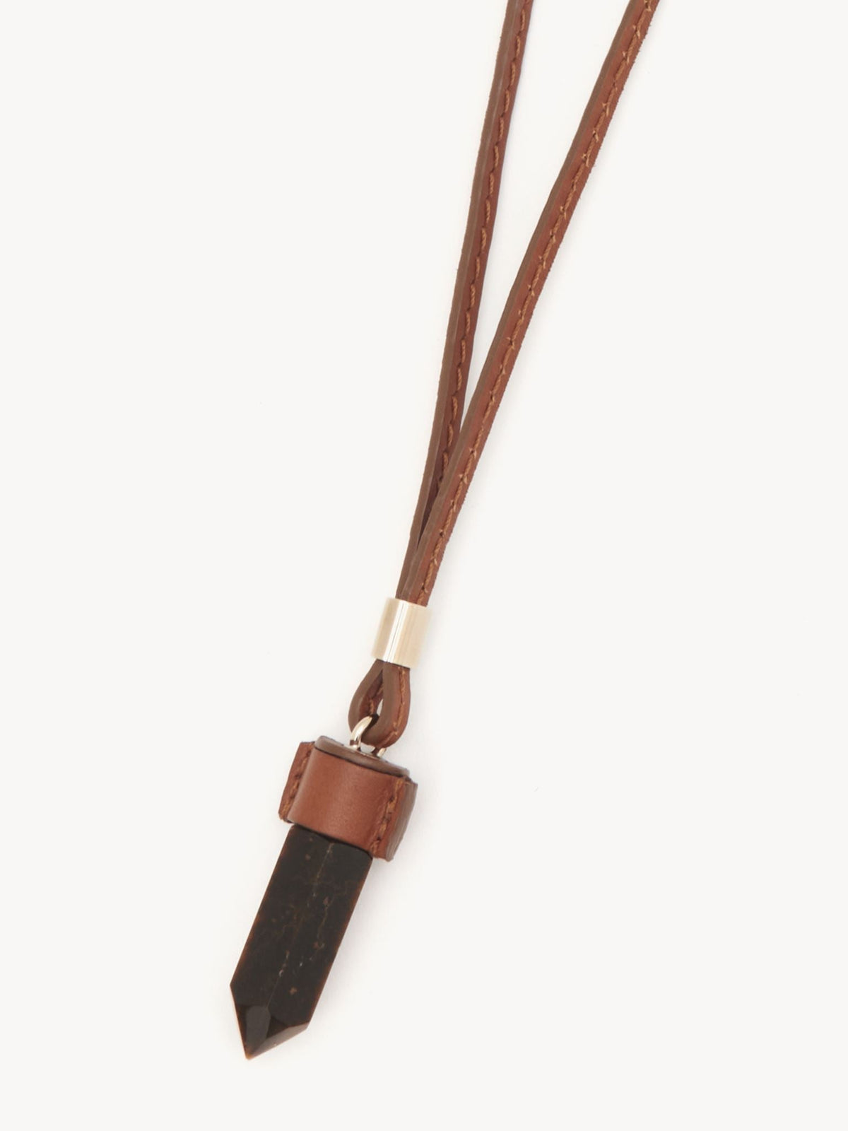 BASEPLUS_Brown NECKLACE - Brown