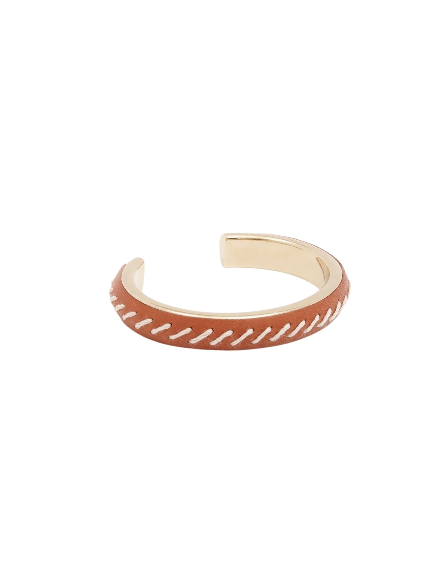 Bracelet jonc Kattie en laiton - Henna Orange