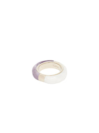 White & Purple RING - White & Purple