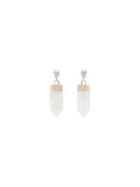 BASEPLUS_Crystal White EARRINGS - Crystal White