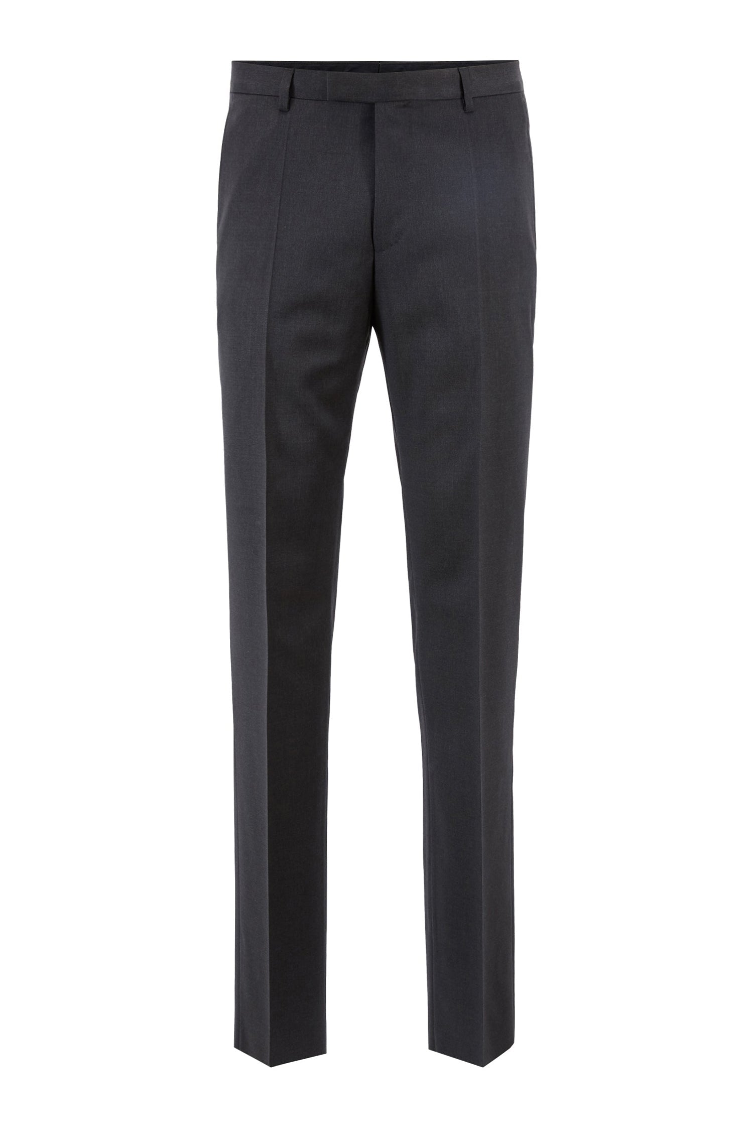 Pantalon de costume Lenon en laine - Dark Grey