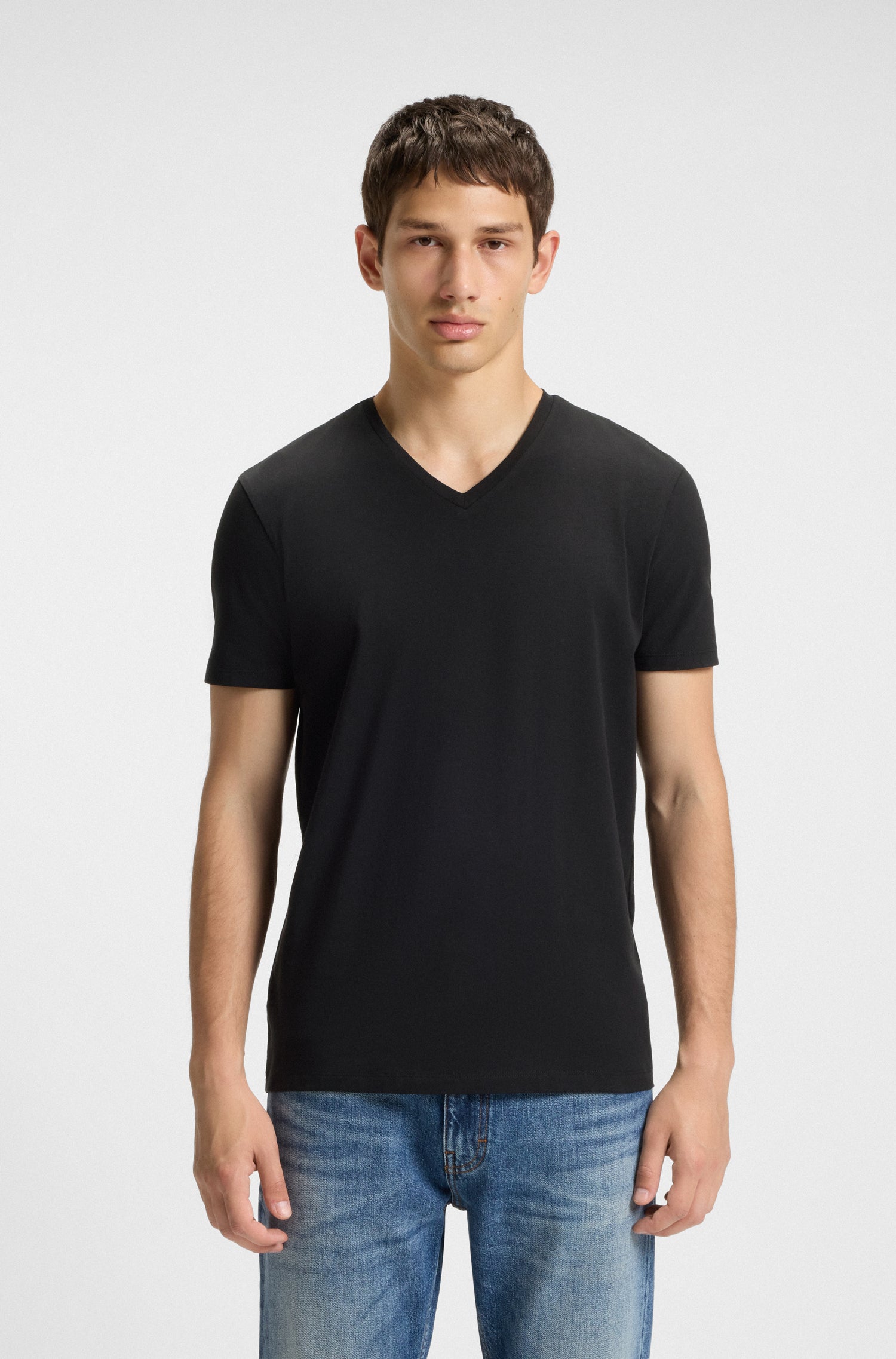 BLACK // T-SHIRTS HUGO-V