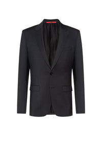 Veste de costume Aldon en laine - Dark Grey