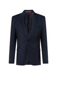 Aldon suit jacket in wool - Dark Blue