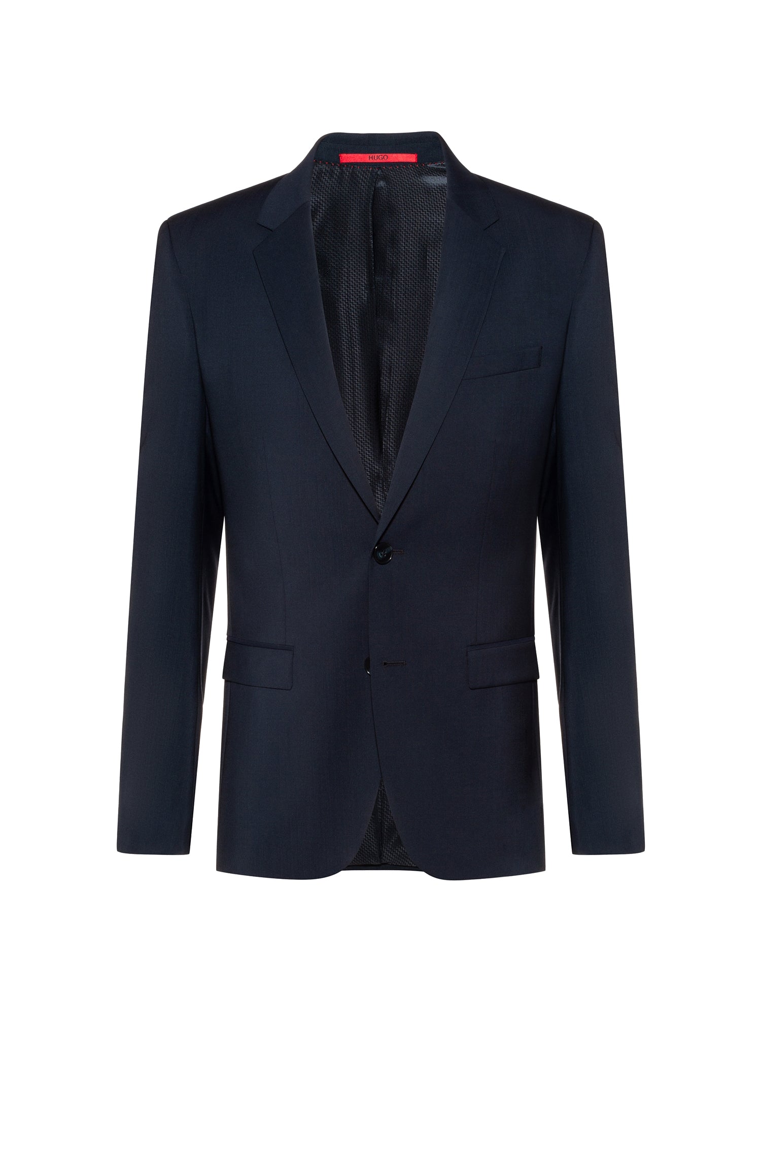 Aldon suit jacket in wool - Dark Blue