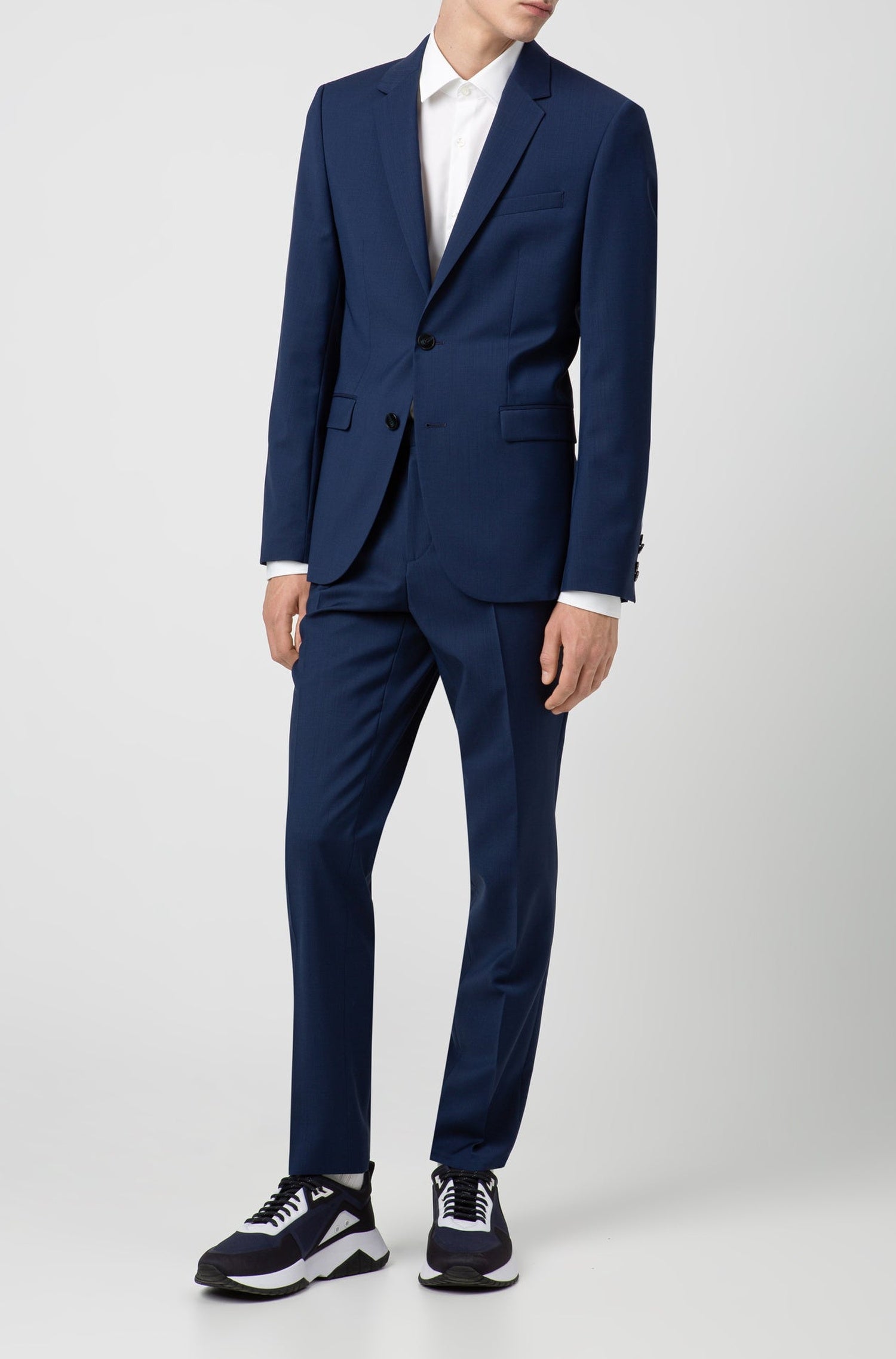 Veste de costume Aldon en laine - Medium Blue