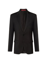 Veste de costume Jeffery en laine - Black
