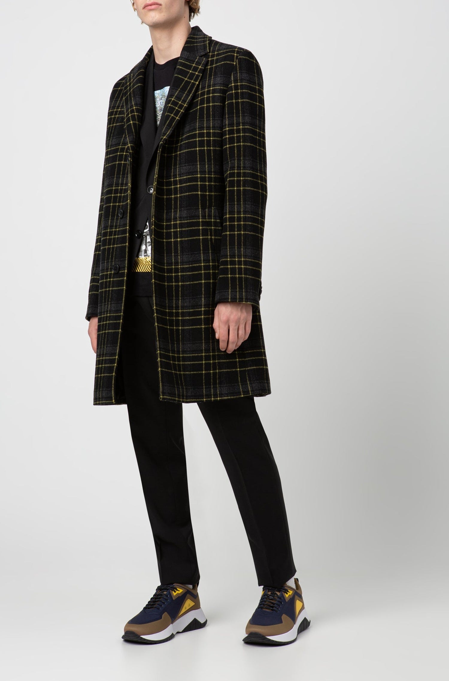 Veste de costume Jeffery en laine - Black