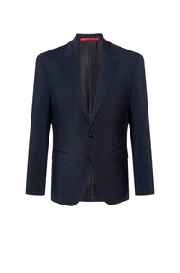 Veste de costume Jeffery en laine - Dark Blue