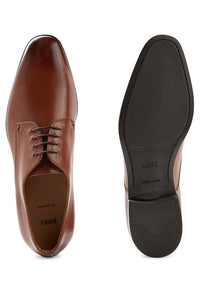 Kensington leather Derbies - Medium Brown