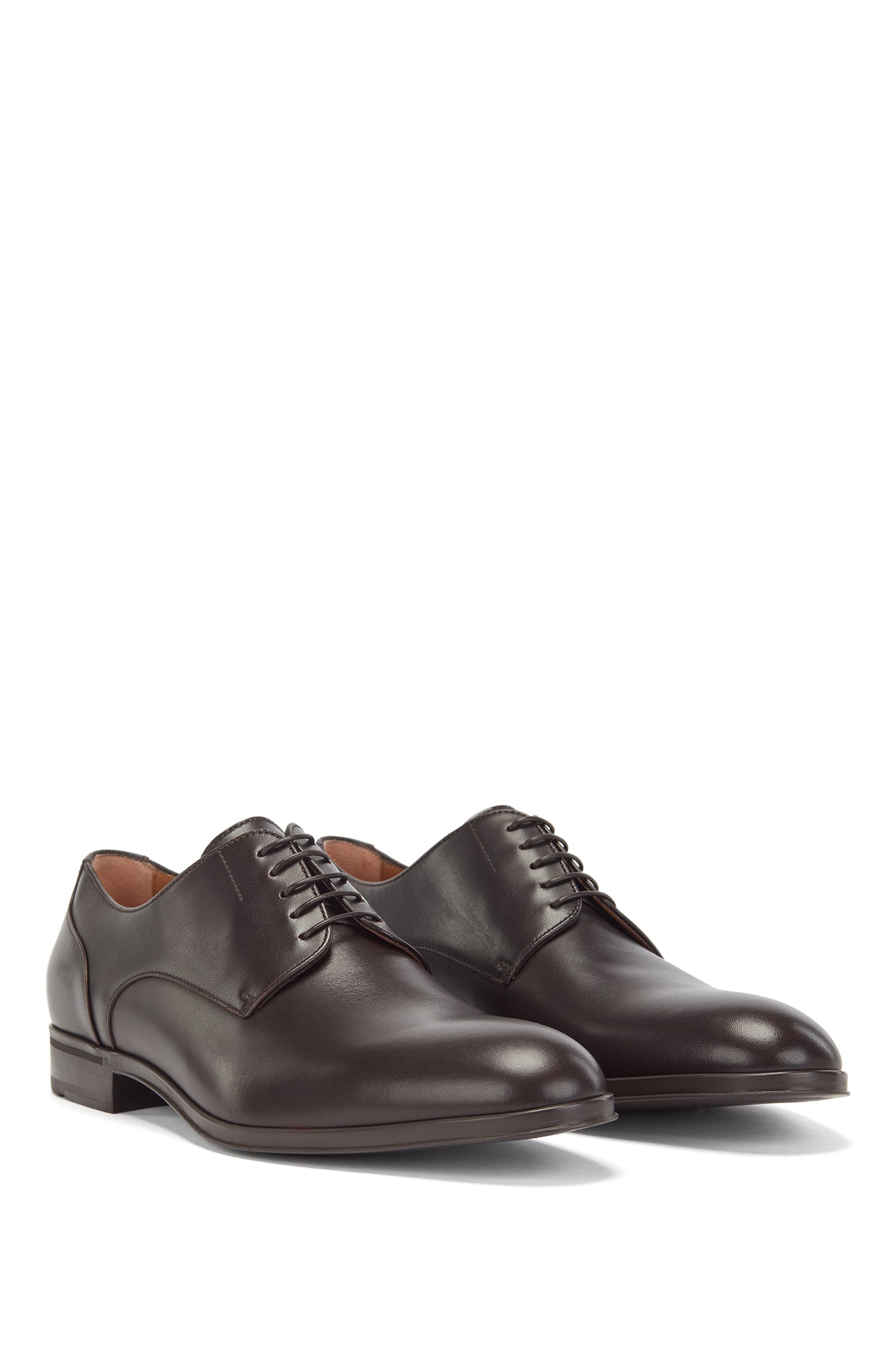 Eton leather Derbies - Dark Brown