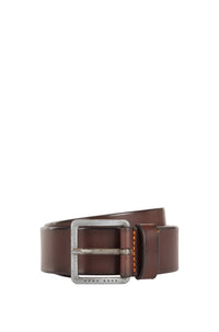 Jeeko leather belt - Dark Brown