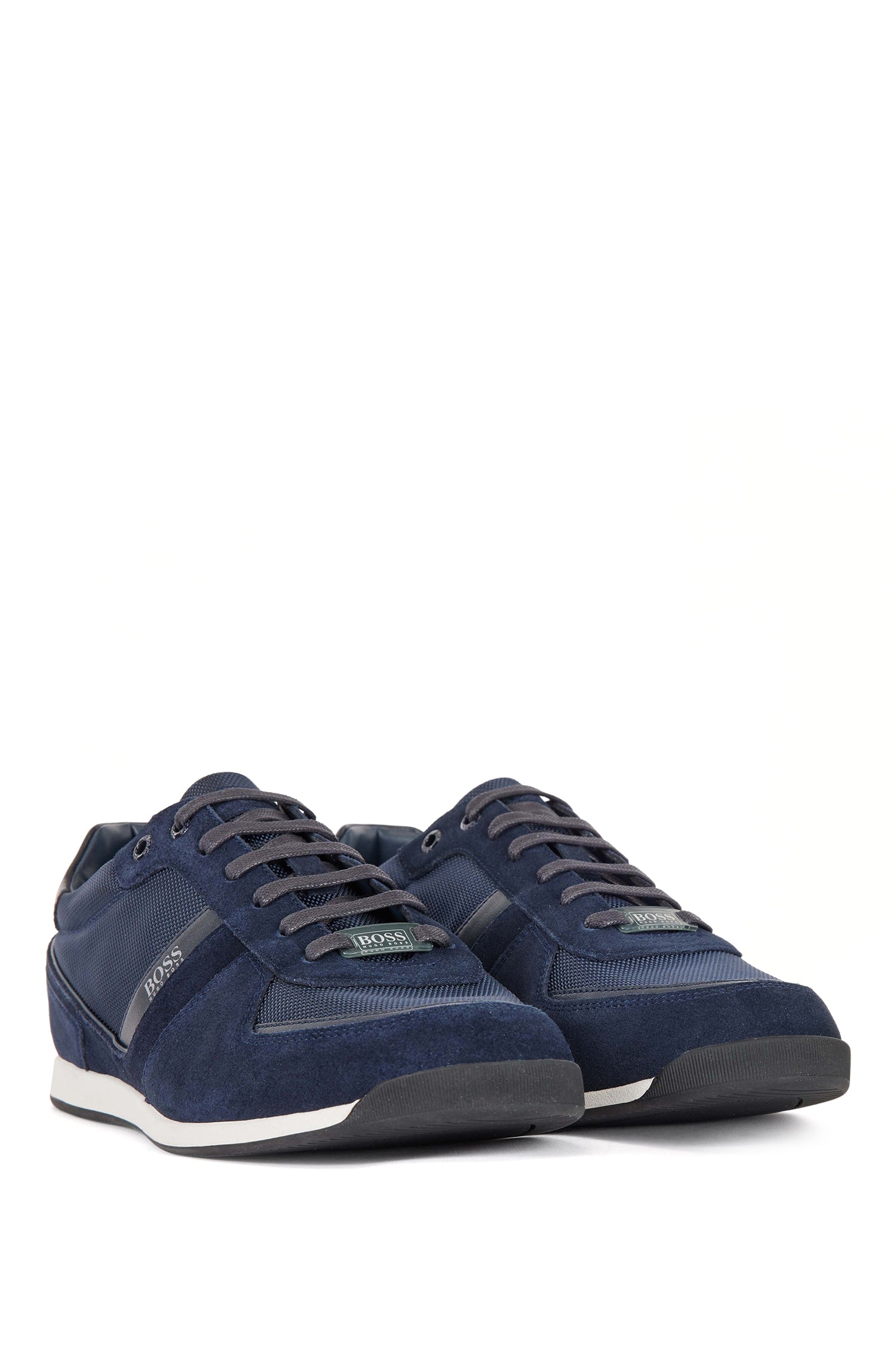 DARK BLUE // LACE-UP TRAINERS GLAZE_LOWP_MX