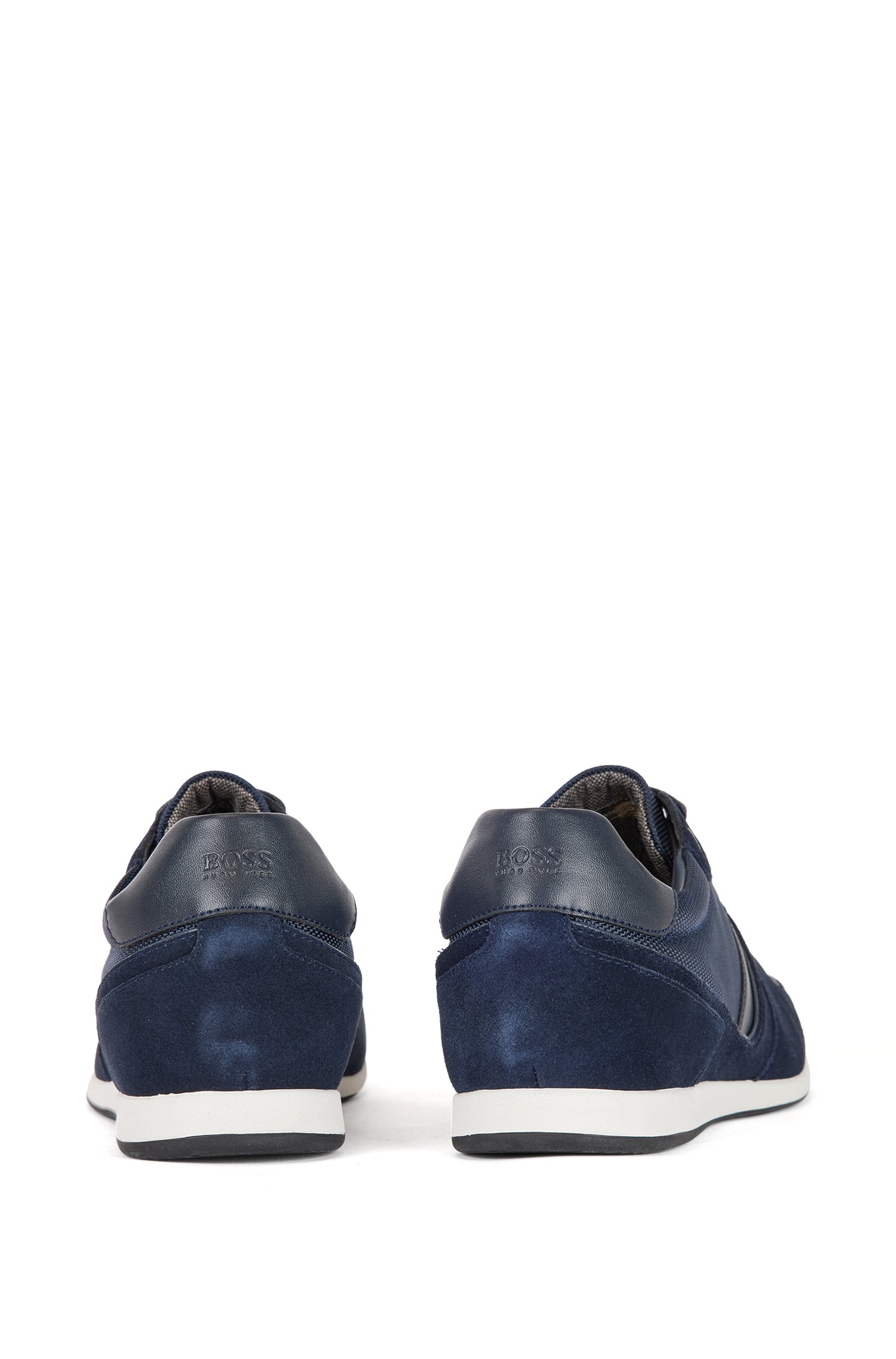 DARK BLUE // LACE-UP TRAINERS GLAZE_LOWP_MX