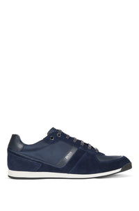 DARK BLUE // LACE-UP TRAINERS GLAZE_LOWP_MX