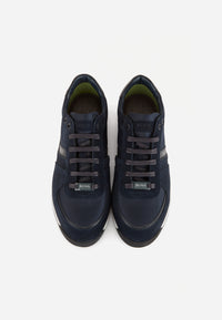 DARK BLUE // LACE-UP TRAINERS GLAZE_LOWP_MX