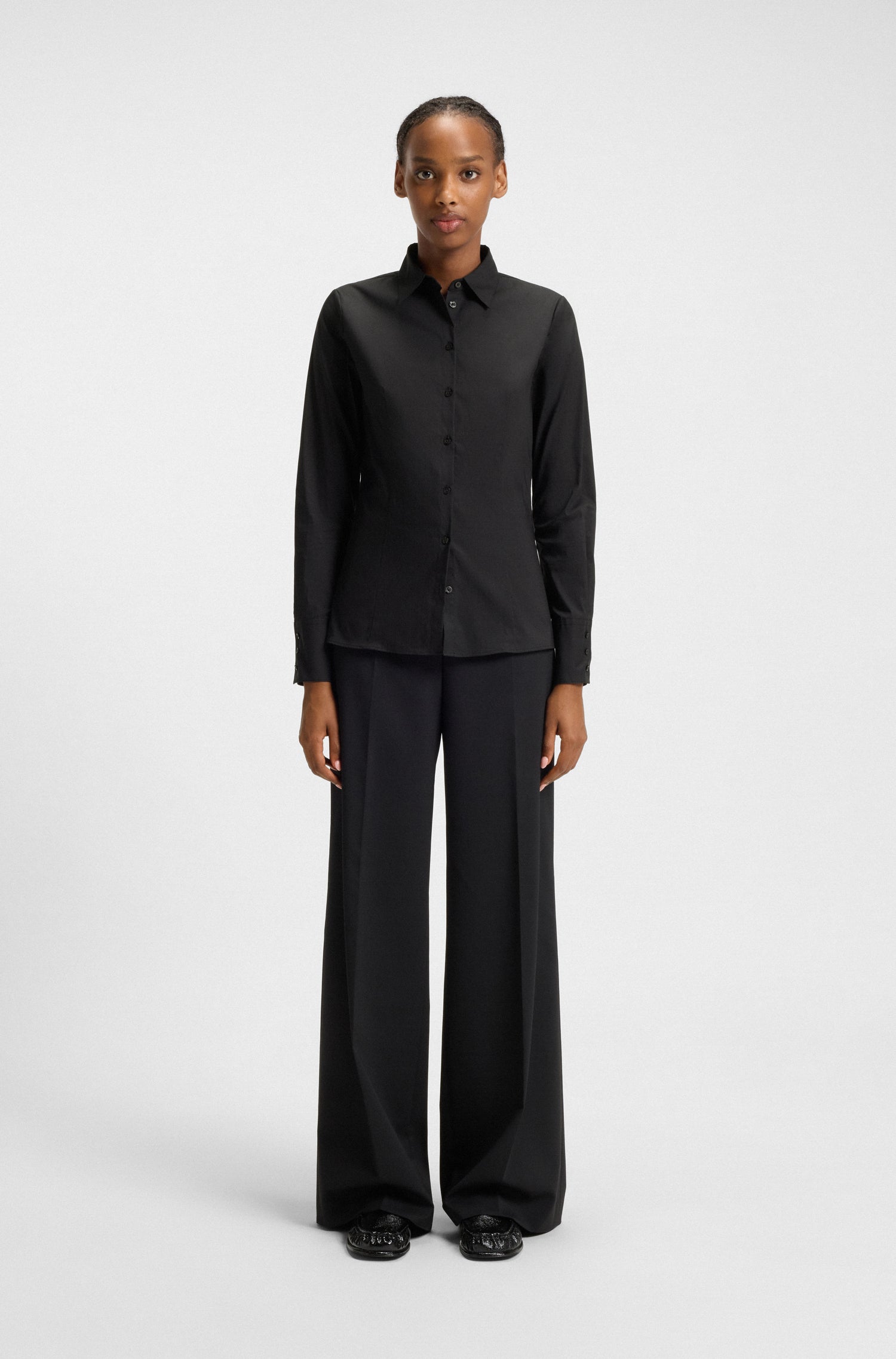 BLACK // TAILORED BLOUSES THE FITTED SHIRT