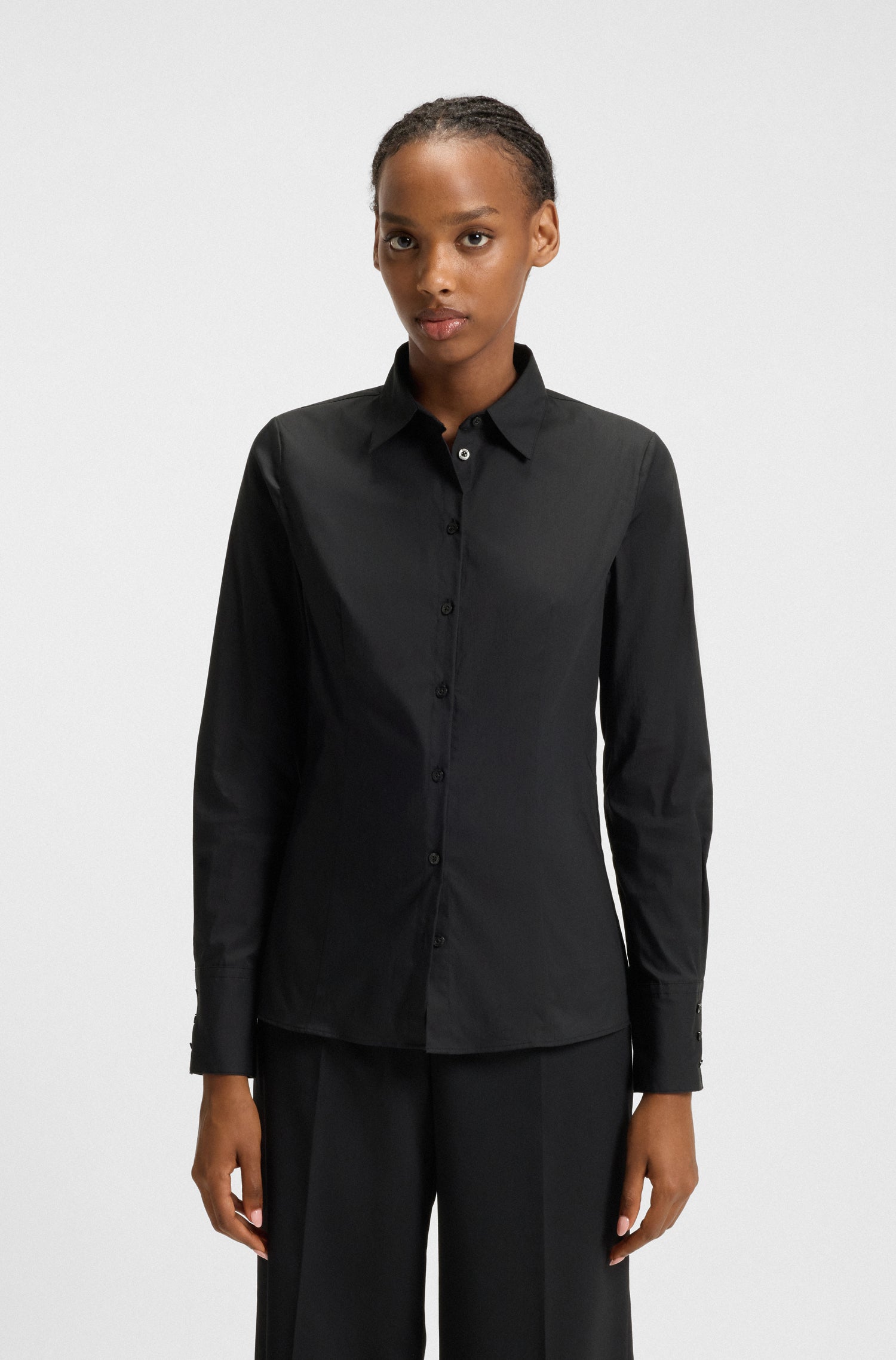 BLACK // TAILORED BLOUSES THE FITTED SHIRT