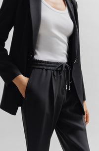 BLACK // FORMAL TROUSERS TARIYANA9