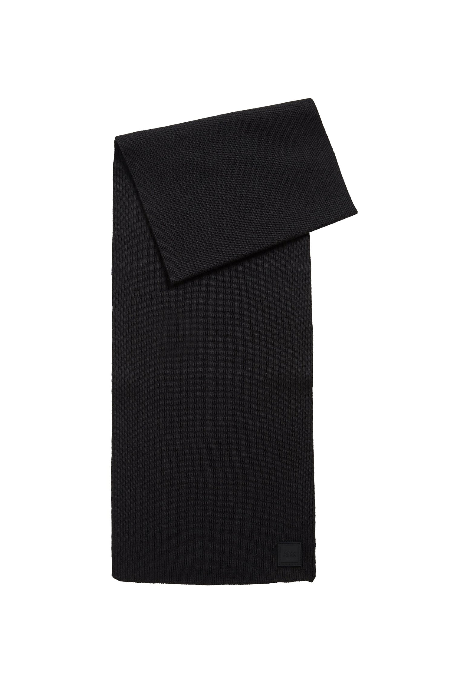 Foxon wool scarf - Black