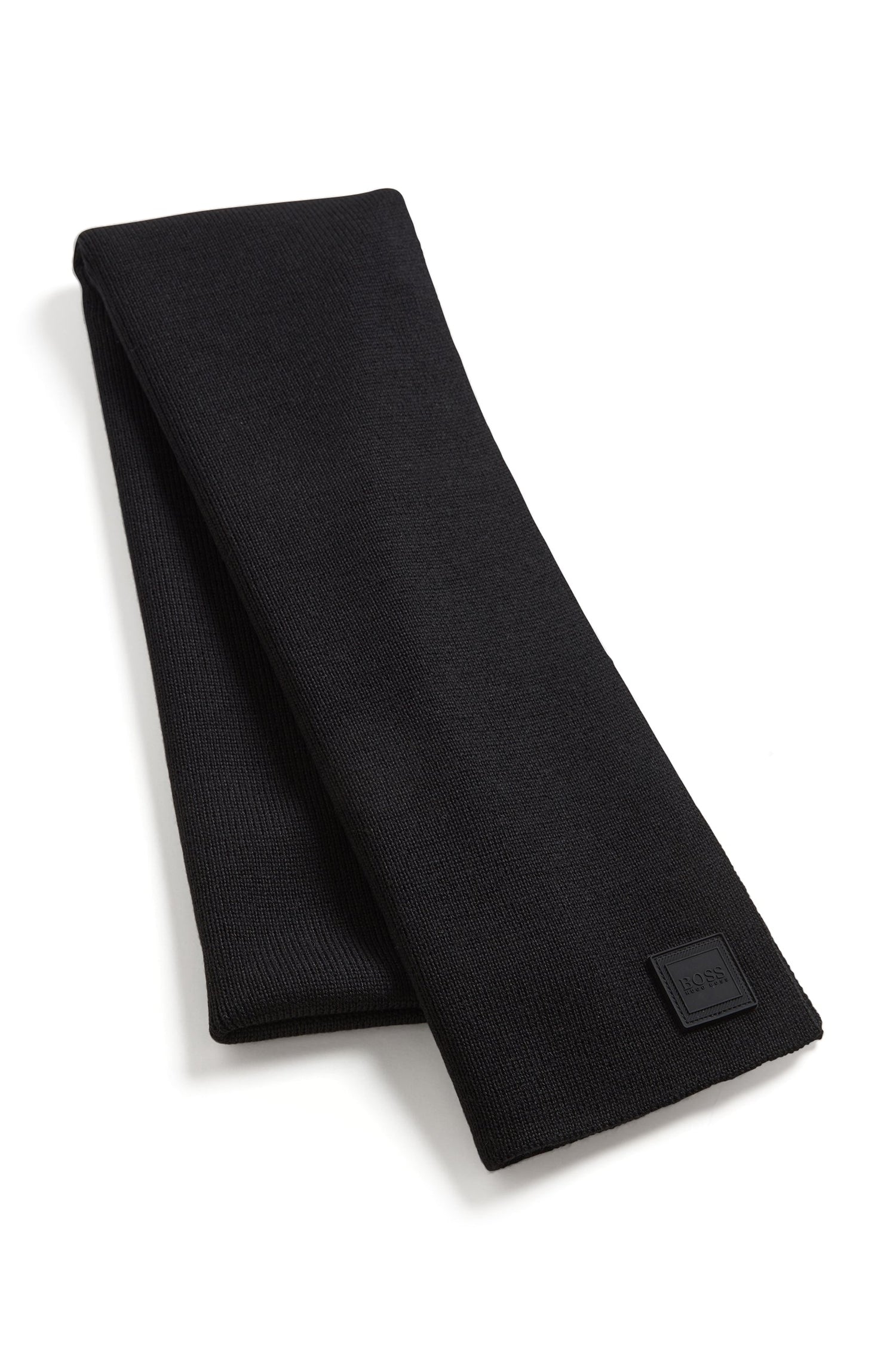 Foxon wool scarf - Black