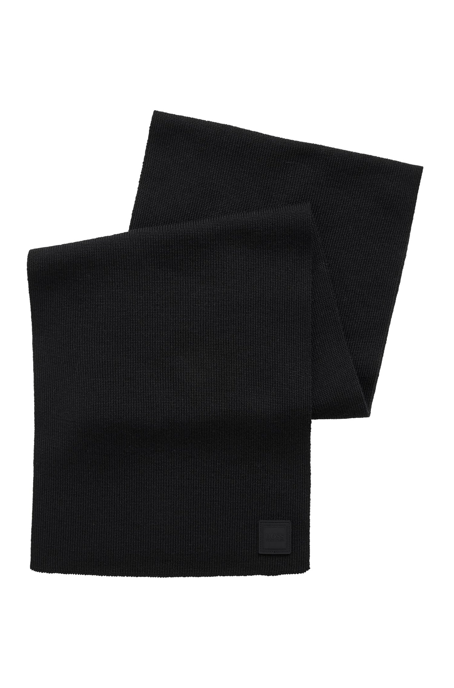Foxon wool scarf - Black