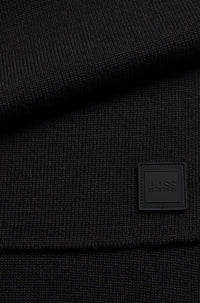 Foxon wool scarf - Black
