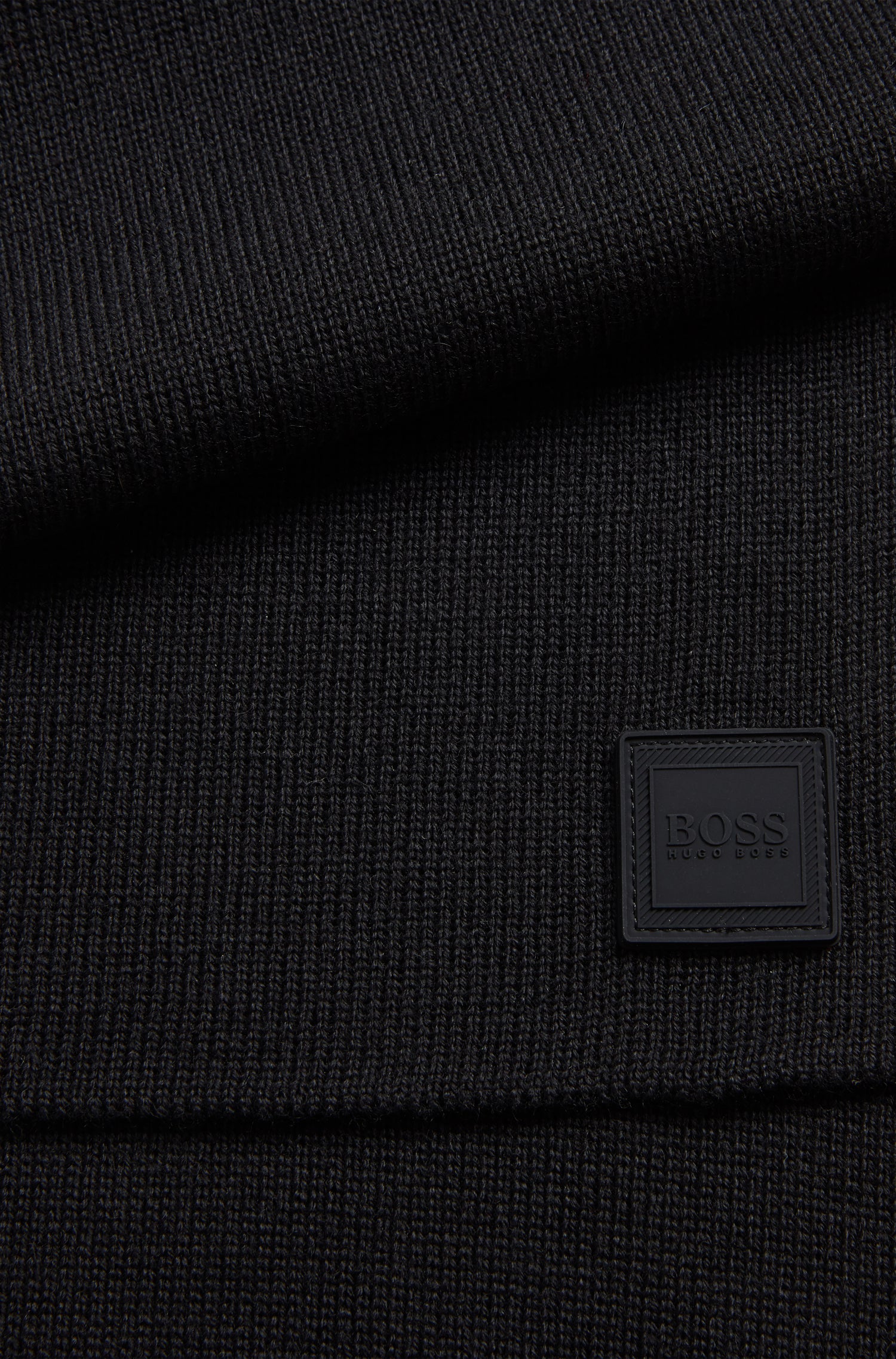 Foxon wool scarf - Black