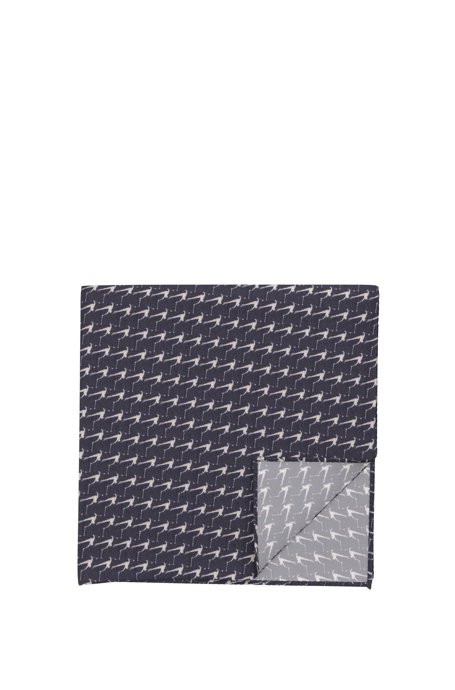 DARK BLUE // POCKET SQUARES P.SQ. CM33X33 ROLLED